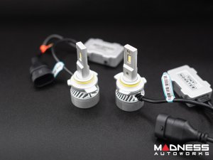 Fiat 500 LED High/Low Beam Headlight Bulbs (set of 2) - 9012 - Arc Lighting Tiny Monster